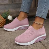 Zapatillas de correr transpirables para mujer Zapatos de caminar con cordones delanteros - details 5