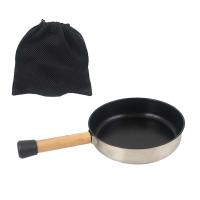 Camping Frying Pan Cooker with Removable Handle for Picnic Camping Fishing