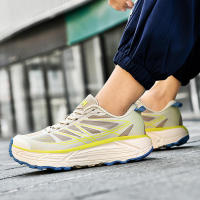 Nuevos zapatos de suela gruesa para hombre, calzado deportivo de moda para correr con absorción de impactos - details 20