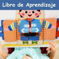 Libro de Actividades Montessori de 1 y 2 años, Tablero Montessori de Aprendizaje Educativo, Juguetes Montessori - details 1