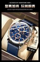 Reloj de marca suiza nuevo reloj para hombre reloj de cuarzo luminoso multifunción - details 3