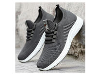 Zapatillas de moda para hombre Zapatillas elásticas ultraligeras y transpirables Suela blanda Zapatos casuales - details 12