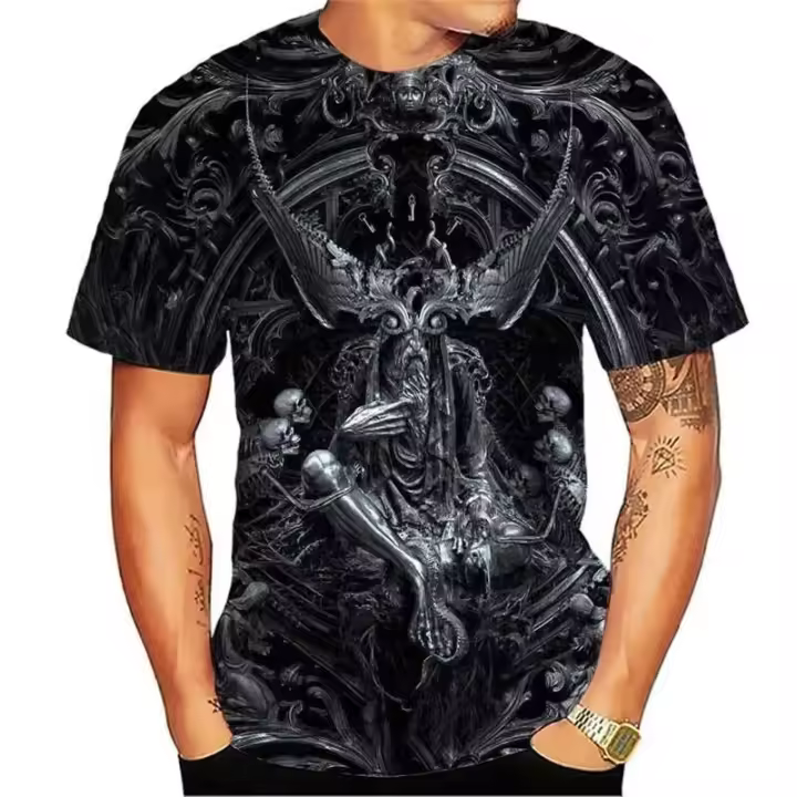 Carnivore Street Hip-hop-camisetas con estampado 3d de talla grande para hombre y mujer, película de terror, deportes de verano, transpirables de secado rápido - 1