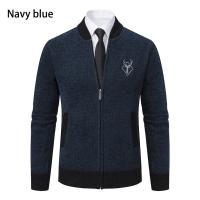 Suéter de punto Retro para hombre, cárdigan informal a la moda con botones, chaqueta de lana, sudadera con capucha de otoño e invierno - details 7