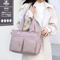 Bolso de tela de nailon para mujer, bolsa de hombro de gran capacidad, con múltiples bolsillos, informal, a la moda - details 4