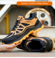 ZAPATOS DE TRABAJO protectores con punta de acero, calzado de seguridad indestructible, antideslizantes, ligeros, para hombre y mujer - details 1