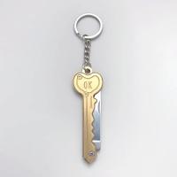 Llavero plegable de acero inoxidable para hombre y mujer, minillavero portátil de supervivencia, multifunción, bolsa, N798 - details 8