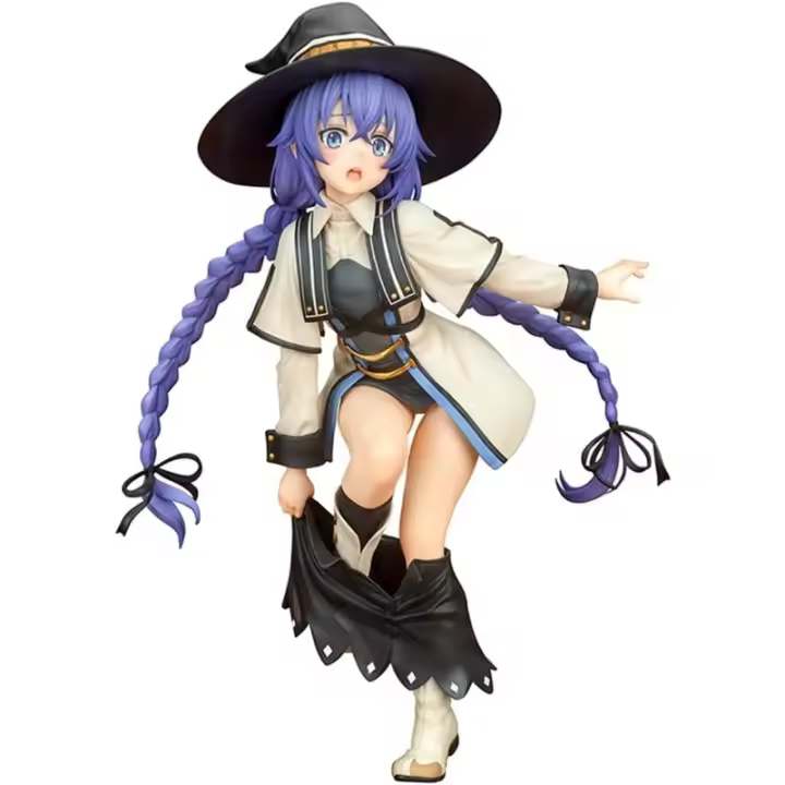 Mushoku Tensei Anime Roxy Migurdia Figura Escala 1/7 Reencarnación sin empleo Figura de PVC 7.8IN (Estilo 1) - 1
