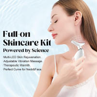Equipo de Belleza Levantamiento y Decoloración del Hogar de las Líneas del Cuello Masajeador Reafirmante Facial Introductor de Microcorriente Cuidado de la Piel Facial - details 0