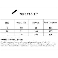 Pantalones vaqueros holgados informales con remaches, pantalones de pierna ancha, pantalones rectos básicos de cintura baja para mujer - details 0