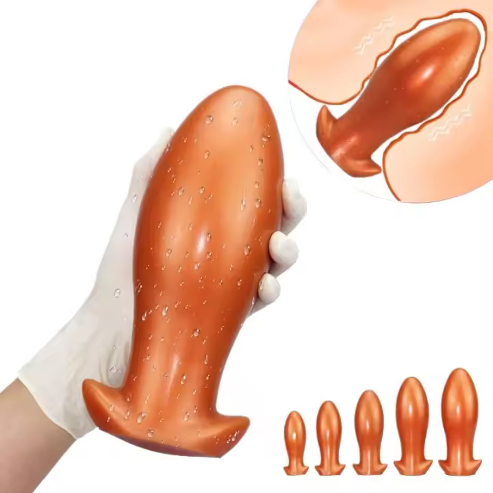 Empaque privado Juguete sexual BDSM sexy Enorme tapón Juguetes sexuales para mujeres Masajeador de próstata para hombres Dildo grande Tapones anales Sexshop Tapón anal para adultos - 1