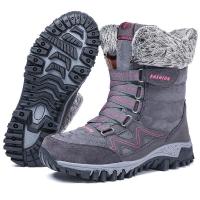 Botas de nieve cálidas para mujer, zapatos de algodón cómodos para exteriores, botas martin para mujer, moda de invierno - details 5