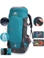 Mochila de Montañismo para Acampar y Senderismo de 65L con Cubierta de Lluvia Bolsa Grande para Hombros de Hombre Material de Nylon Capacidad Ajustable Ideal para Deportes al Aire Libre - details 3