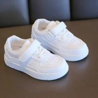 Zapatillas de deporte para niños, Primavera/otoño, nuevos zapatos deportivos para niños y niñas, zapatos de tablero informales, zapatos blancos pequeños de suela blanda de cuero para niños - details 0