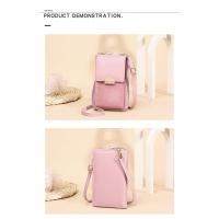 Bolsos de mensajero de cuero Pu de lujo para mujer, bolsos de hombro de salida, billetera para teléfono, bolsos cruzados pequeños sólidos con correa larga, nuevo - details 7