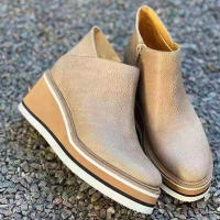 2025 Botas de tacón alto con suela gruesa para mujer, zapatos de moda de gran tamaño, otoño e invierno, - details 0