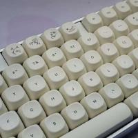 MiFuny-teclas redondas con tema de perro, 129 teclas, sublimación térmica PBT, perfil MOA, teclas para juegos, accesorio para teclados nicales - details 5