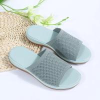 Sandalias de mujer Sandalias planas suaves Sandalias de verano Mujer Tela elástica Verano Zapatillas elegantes Zapatos - details 7