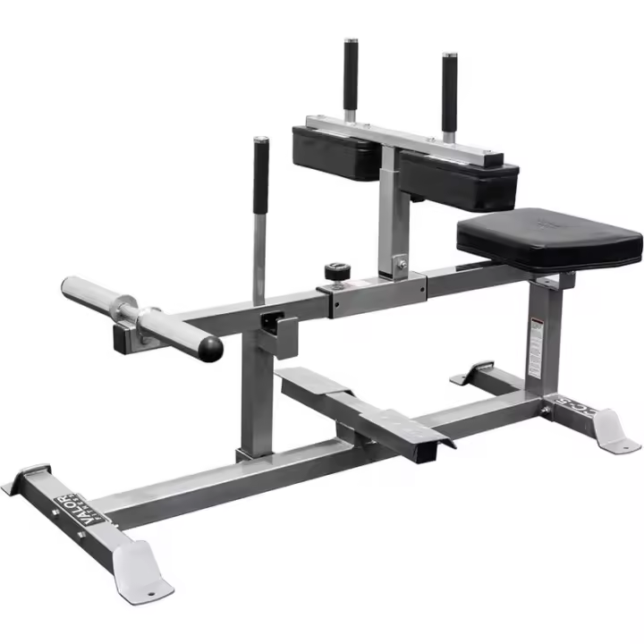 Valor Fiess Elevador de Pantorrillas Ajustable para Ejercicio de Piernas Sentado - Entrenamiento de Fuerza con Carga de Placas Equipo de Gimnasio en Casa CC-5 - 1