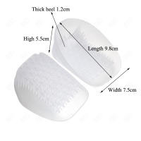 EiD-plantillas de Gel de silicona suave para el talón, soporte para el dolor de pies, masajeador de pies, cuidado, plantilla de medio talón, aumento de altura - details 14