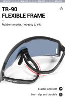 Scvcn gafas polarizadas de ciclismo para hombre y mujer, lentes de sol ligeras para deportes, conducción, correr, senderismo, UV400 - details 8