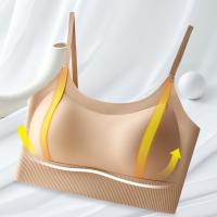 Sujetador de yoga con relleno, soporte para mujer, sin varillas, lencería fina, espalda en U, top corto, chaleco a prueba de golpes, almohadilla fija, sujetador sin costuras para fitness - details 6