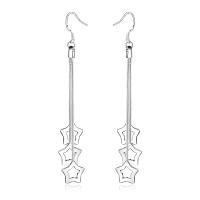 Pendientes de estrella de cinco puntas de Plata de Ley , joyería de moda, regalos de fiesta de navidad - details 102
