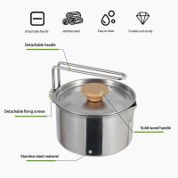 Olla de café portátil de 1L hervidor de agua multifuncional de acero inoxidable 304 olla de cocina multiherramienta suministros peligrosos normales - details 13