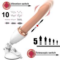 Bombardeo Vibrador telescópico automático Masturbador de chorros para mujeres Juguetes sexuales para adultos - details 1
