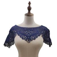Chal de protección solar de encaje, cubierta de Bikini bordada, chal de protección solar, cárdigan de temperamento, envoltura de cuello nupcial, Foulard - details 4