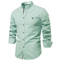 Camisas de Negocios para Hombres Primavera-Verano Moda Japonesa Casual de Algodón y Lino - details 12