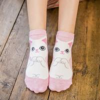 Calcetines coloridos Kawaii de algodón para mujer, medias cómodas y transpirables, colección de animales de dibujos animados, 5 pares - details 9