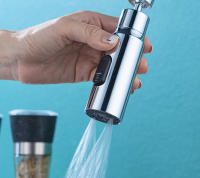 Aireador de grifo de cocina de 3 modos, adaptador extensor de grifo antisalpicaduras para baño, rociador de lavabo, ahorro de agua, boquilla de filtro de grifo - details 6