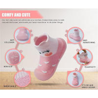 Zapatillas antideslizantes de suela suave para bebé, niño y niña, calcetines de suelo para primeros pasos - details 3