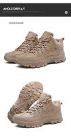 Zapatos de senderismo de estilo clásico para hombre, zapatillas antideslizantes con cordones resistentes al desgaste, deportivas para correr al aire libre, novedad - details 16