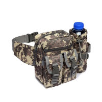 Piñonera táctica de nailon para hombre, teléfono con bolsa para botella de agua, deportes al aire libre, ejército, caza - details 7