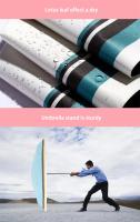 Mini diseño de frutas, paraguas protector solar de 9 colores, protección anti-UV a prueba de viento, 5 sombrillas plegables portátiles de viaje para lluvia, sombrilla de bolsillo para mujeres y niños - details 10