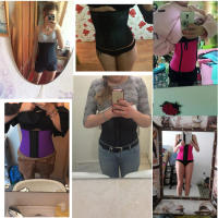 Fajas Colombians Latex Waist Trainer Cincher Long Torso Body Shapewear Women Slimming Belly Sheath Girdles Shaper 9 Steel Bones - details 1