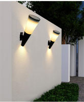 Luz LED Solar inteligente para exteriores, candelabro de pared impermeable para decoración de jardín, balcón, Patio, valla - details 8