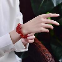 Regalo Feng Shui, pulsera PI XIU de cristal de ágata roja Natural para mujer, amuleto de buena suerte hecho a mano, joyería - details 5