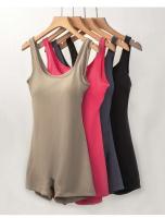 Mono de Yoga sin Espalda HBC Conjunto Deportivo de Un Pieza con Almohadillas para el Pecho para Mujeres Traje Deportivo de Gimnasio - details 11
