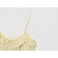 OUWU- Vestido Corto Camisola Decorativo En Capas Sin Espalda Estilo Vacaciones Holgado A La Moda Novedad De Verano Para Mujer - details 4