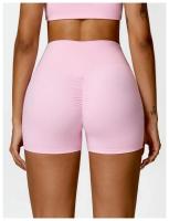 Pantalones cortos de Yoga para mujer, ropa de gimnasio de cintura alta, pantalones cortos deportivos de ciclismo - details 32