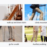 Palo De Montañismo Plegable Para Viajes Y Escalada De Cinco Secciones Telescopio Aleación De Aluminio Deporte Al Aire Libre Y Trekking - details 2