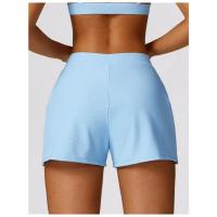 Pantalones cortos deportivos casuales y sueltos de nylon para yoga y ejercicios de autómneo y invierno acero inoxidable rápido secado - details 5