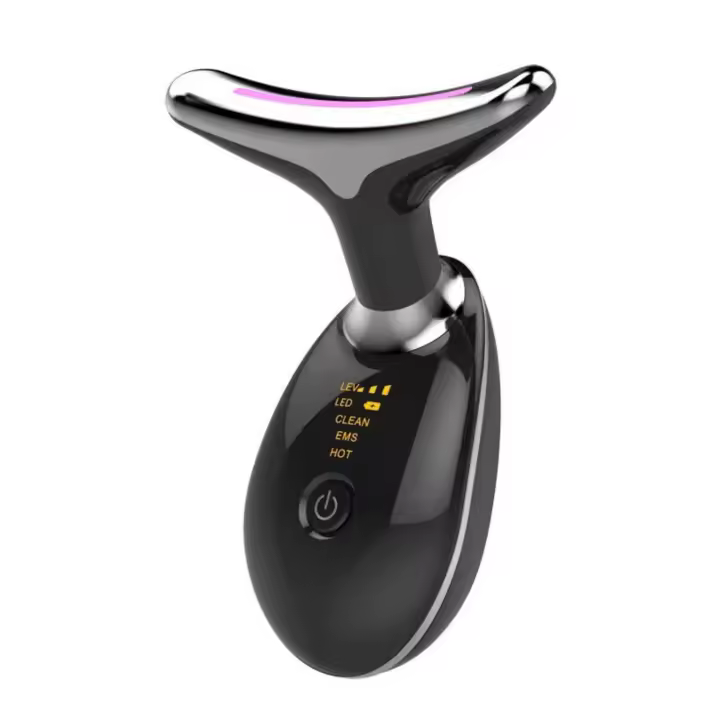 Scttomon Equipo de Belleza para Cara y Cuello Masajeador Facial con Luz Roja - 1