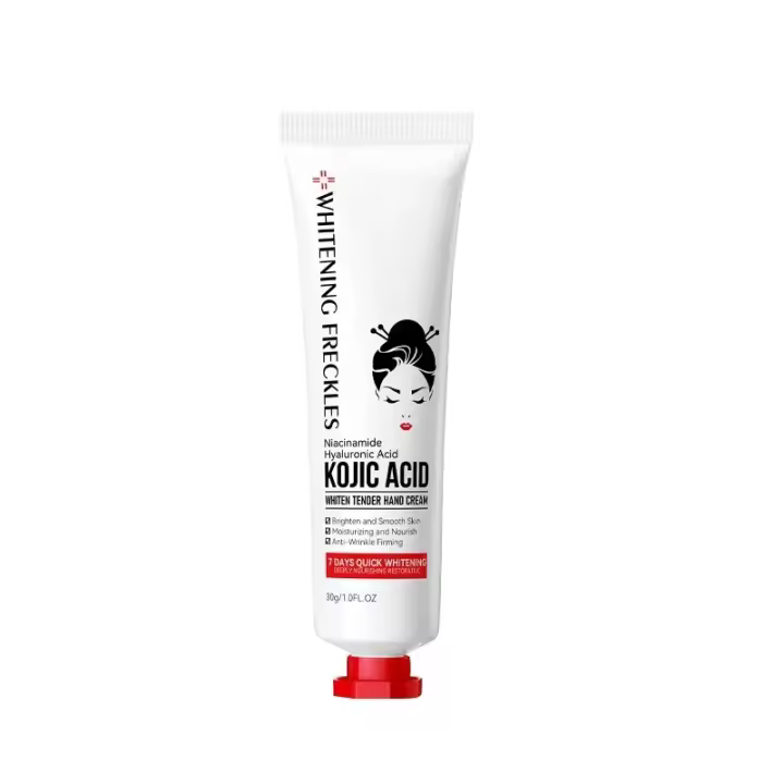 Crema de Ácido Kójico que se desvanece, loción nutritiva suave y rápida para el cuerpo de las manos, crema blanqueadora hidratante para aclarar la piel oscura - 1