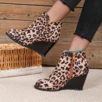 Otoño Invierno mujer tacones de cuña botines zapatos de moda casual - details 4