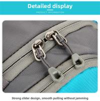 Bolso de hombro deportivo informal para hombre y mujer, bolsa de pecho multifuncional impermeable, correa ajustable, riñonera cruzada duradera - details 12