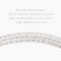 Cable de auriculares KZ Chapado en plata con micrófono, Cables de auriculares QKZ mejorados a2, Cable de 2 pines de auriculares de alta pureza de 3,55 MM - details 1